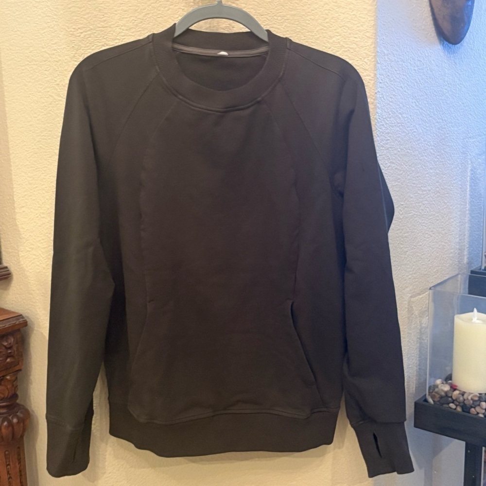 LULULEMON Women Dark Olive Sweatshirt Size 4-6